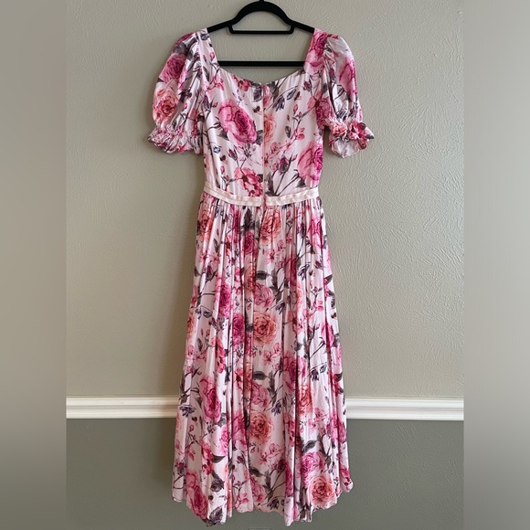NEVER WORN Ivy City Co Ballerina pink floral dress - Picture 3 of 12